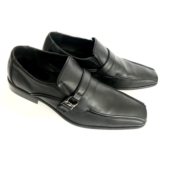 Men's Perry Ellis Portfolio Leather Loafers - Picture 2 of 8